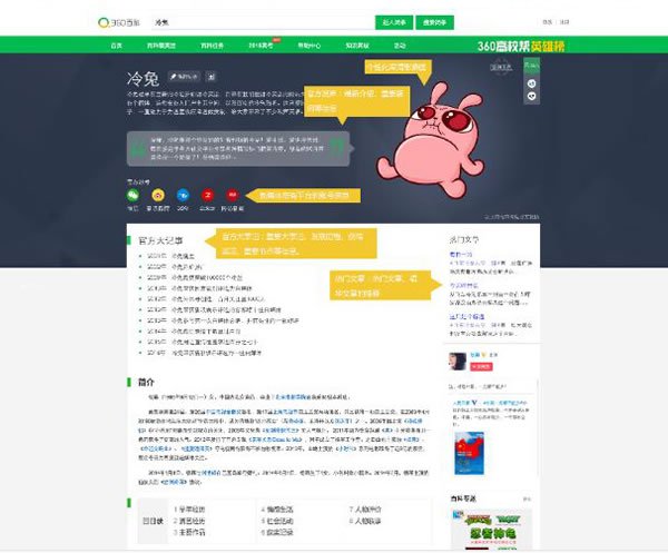 360將上線百科大牌項(xiàng)目，為自媒體人打造特色百科詞條 微新聞 第2張